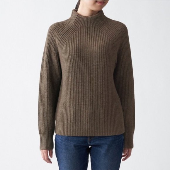 Muji Sweaters - MUJI - Mockneck Sweater